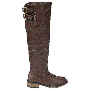   Raeka Flat Over the Knee Boot   Brown  Qupid Shoes Womens Boots