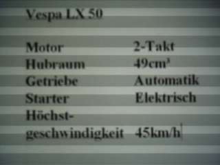 Vespa LX 50 in Nordrhein Westfalen   Solingen  Motorroller & Teile 