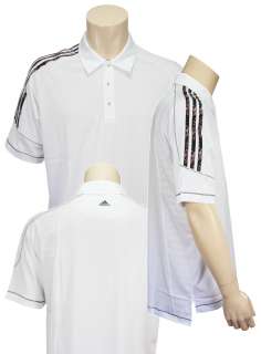 Adidas ClimaCool 3 Stripe Taped Polo Shirt 885590702592  