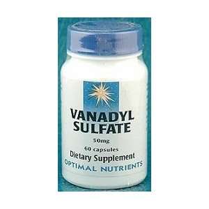   Nutrients   Vanadyl Sulfate 50 mg 60 caps   State 0f The Art Nutrients