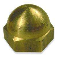 Brass Acorn Cap Hex Nut 25 12/24  