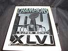 2012 SUPERBOWL 46 CHAMPIONS NEW YORK GIANTS ETCHED 9x12 WOOD MIRROR