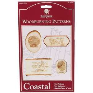  Woodburning Pattern Packet, Coastal WHF26320 Toys & Games