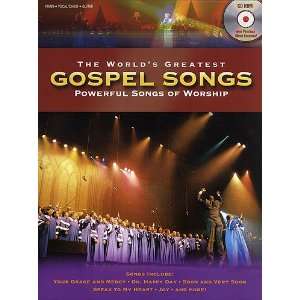 The Worlds Greatest Gospel Songs   Piano/Vocal/Guitar Songbook and CD 