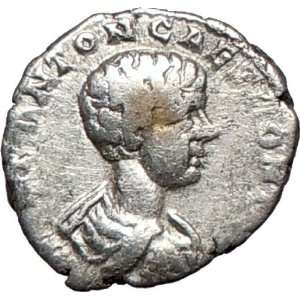   196AD Rare Authentic Silver Ancient Roman Coin Minerva wisdom, magic