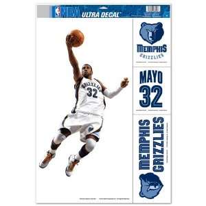 NBA O.J. Mayo Static Cling Decal Sheet 