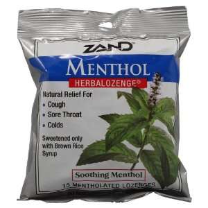   Menthol Cough Drop 10 mg 15 per bag