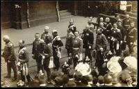 WWI German Officers Spiked Helmets (ca. 1915) Top RPPC  