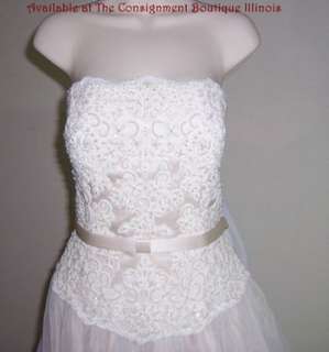  collection ivory wedding dress size 16 the consignment boutique 