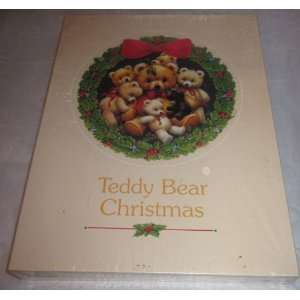   Teddy Bear Christmas 150 Piece Round Jigsaw Puzzle 
