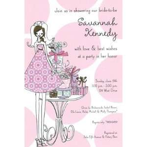   Shower, Custom Personalized Bridal Shower Invitation, by Mindy Weiss