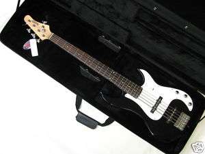 AUSTIN BC105 5 String bass guitar NEW Black with CASE  
