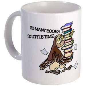 So Many Books Owl Mug by  