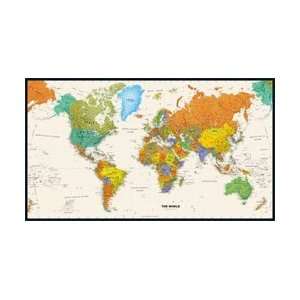  GeoNova Large Laminated World Map. 50 by 33. Everything 