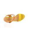   Laundry Womens Wedge Sandals Go Getter Yellow/Orange Leather  