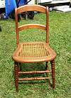 antique cane chair  