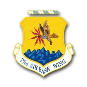  US Air Force 77th Air Base Wing Decal Sticker 3.8 6 Pack 