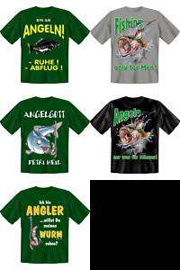 C24   lustig bedruckte Fun T Shirts Angeln Angler Angel  