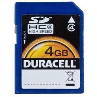 SD Karte 4 GB Duracell (neu) SDHC (SD High Capacity) in Baden 