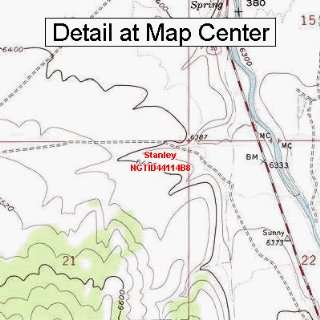   Quadrangle Map   Stanley, Idaho (Folded/Waterproof)
