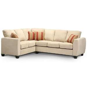   Sofa in Khaki Twill upholstery with 4 mathcing Pillows Furniture