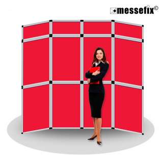 Promotionswand 240x210 cm Messestand Faltdisplay Faltwand Faltpaneel 