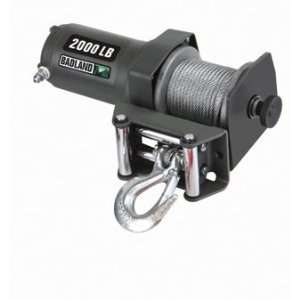 12 Volt 1 HP 2000 Lb. Capacity Portable Winch with with Automatic Load 