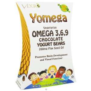  Yomega Vegetarian   40 Omega 3,6,9 Chocolate Yogurt Bears 