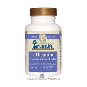  NutraLife Kosher L Theanine 200 mg 60 Capsules Health 