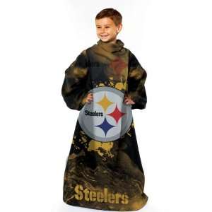  NFL Pittsburgh Steelers Youth Huddler Blanket With Sleeves 
