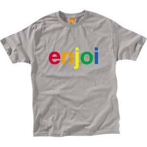  Enjoi Spectrum T Shirt [Small] Silver