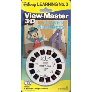  Disney Learning #3   Fun With Numbers   3D View Master   3 