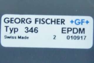 GF Georg Fischer Kugelhahn Typ 346 PVC d63 DN50 2 mit Klebemuffen 