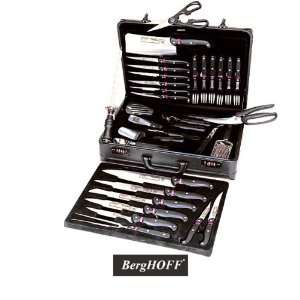 Berghoff Knife Set with Travel Case   32 Pieces  Kitchen 