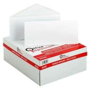 10 White Plain Envelopes 4 1/8 x 9 1/2   500 ct  