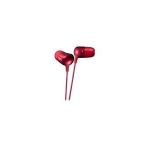    JVC HA FX35 (Red) Marshmallow Inner ear Headphone Electronics