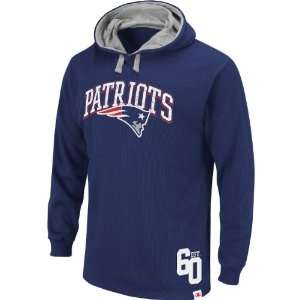  NFL New England Patriots Mens Go Long Thermal Hooded 