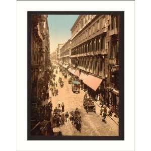 Via Roma Naples Italy, c. 1890s, (M) Library Image
