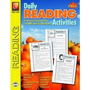 Remedia Publications 1125A Daily Reading Activities  Fall 