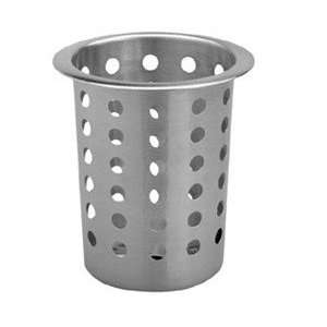  Stainless Steel Perforated Cutlery Conical Cylinder   5 3 