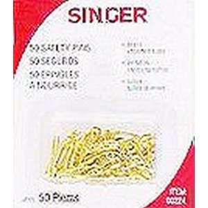  Singer Safety Pins Brass Assorted Size17,50 count (3 Pack 