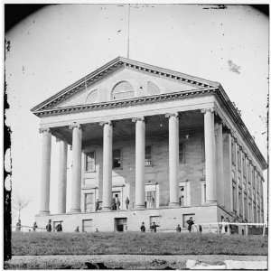  Civil War Reprint Richmond, Va. Front view of Capitol 