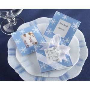  Snowfall Exquisite Glass Photo Coasters   Set of 12 