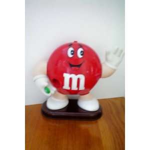  M&M M & M Red Candy Dispenser 