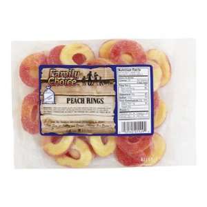 RUCKERS WHOLESALE & SERVICE 1129 Peach Rings Candy   7.5 Oz (Pack of 