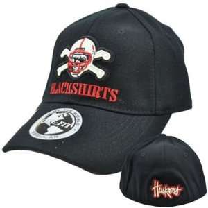  Nebraska Corn Huskers Blackshirts Applique Patch Hat Cap 