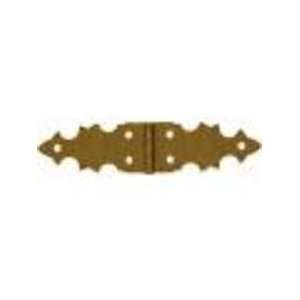 National Mfg Co 2Pk 5/8Brs Decor Hinge (Pack Of 5) N21 Solid Brass 