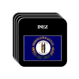  US State Flag   INEZ, Kentucky (KY) Set of 4 Mini Mousepad 