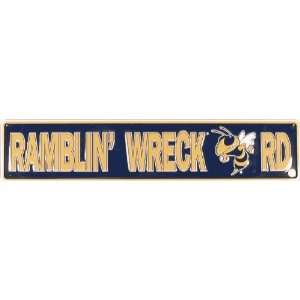  Georgia Tech Ramblin Wreck RD Street Sign Automotive