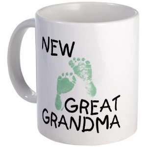  New Great Grandma green New baby Mug by  Kitchen 